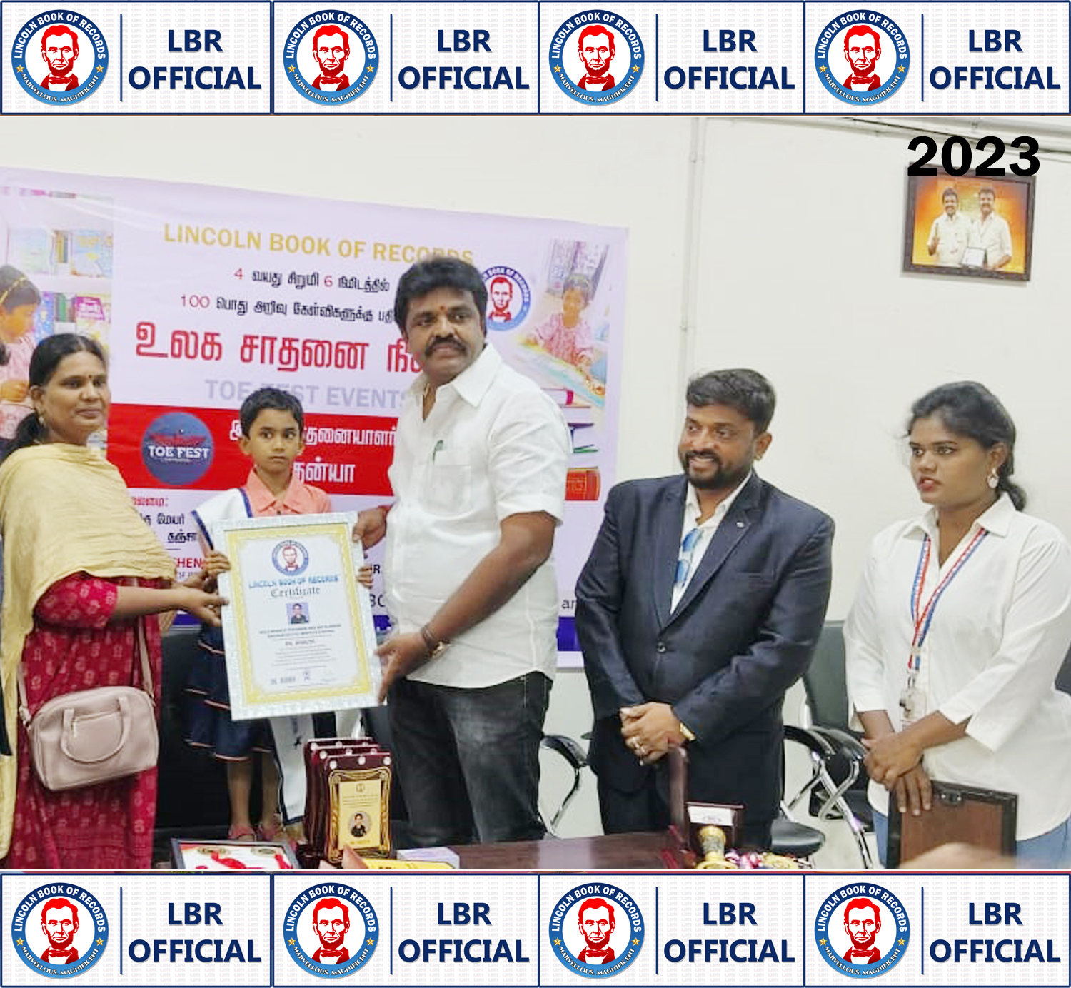 World record by performing yoga and silambham  simultaneously in 1 minute by blindfold