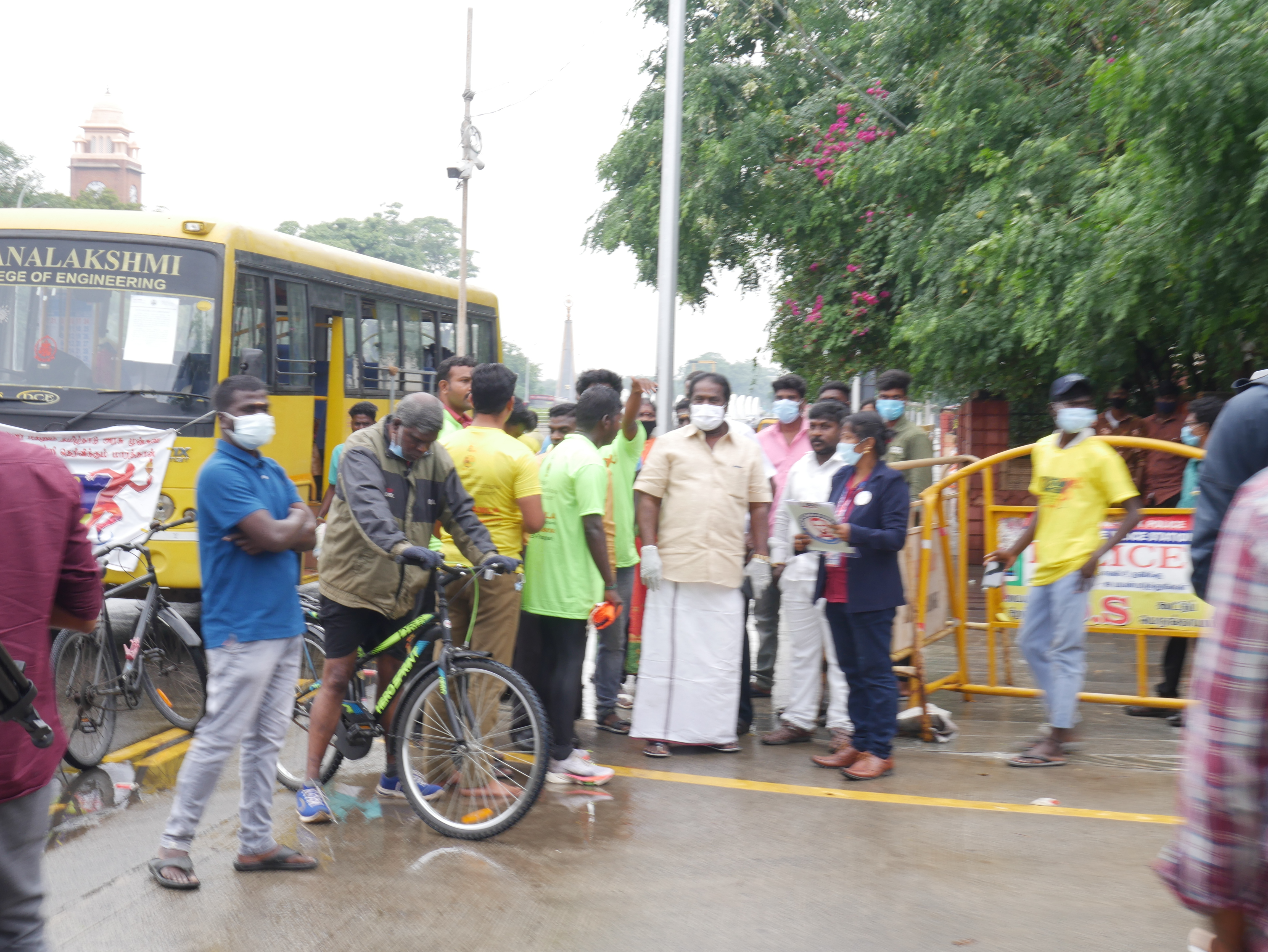 1000km of Marathon Running for Express Gratitude  to Tamilnadu Government and frontline warriors of COVID 19