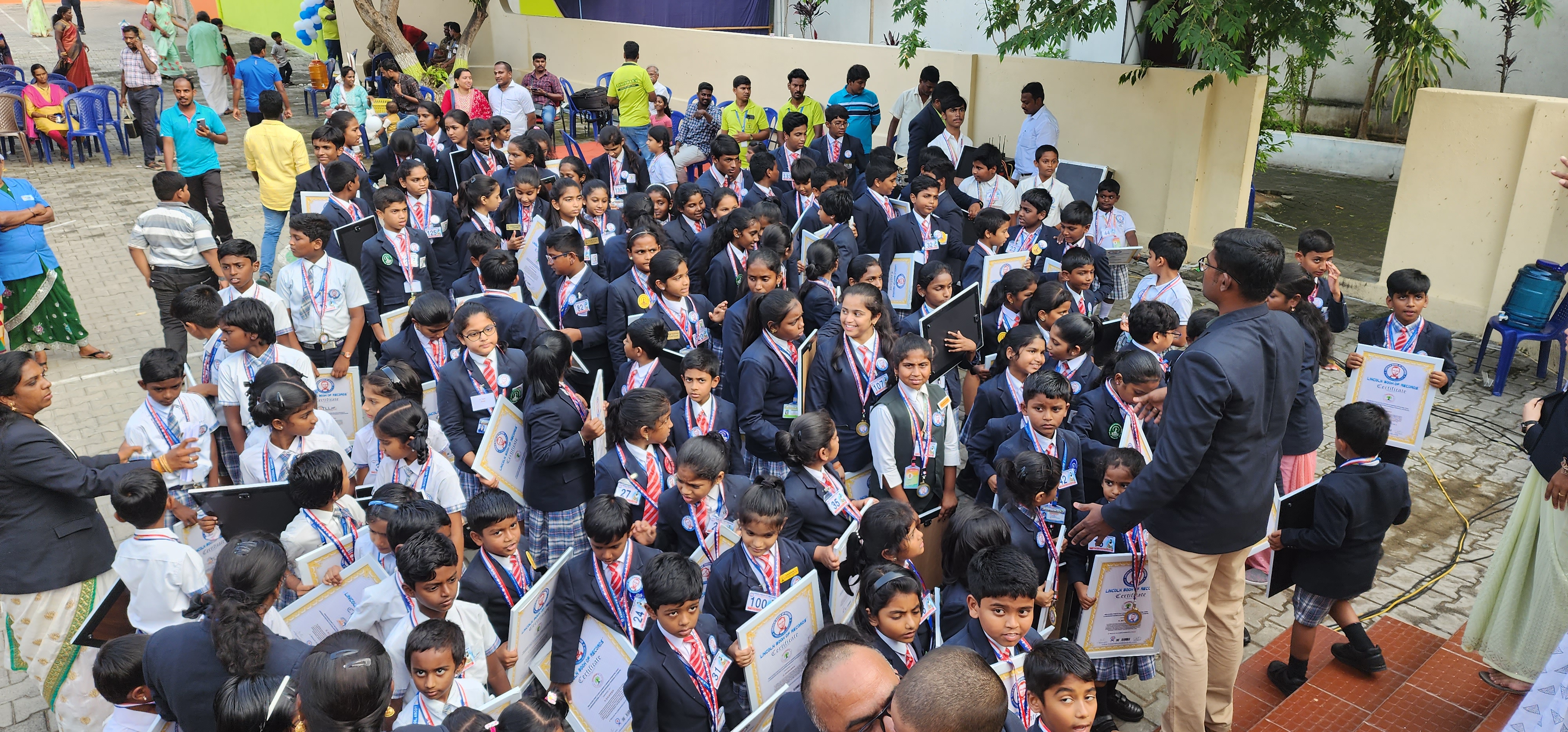 WORLD RECORD ATTEMPT BY STAFF & STUDENTS OF ASHIRWAD'S INTERNATIONAL SCHOOL. 133 ASHIRWADIAN'S RECITING 133 CHAPTERS (ADHIKARAM) OF THIRUKKURAL IN 66 MINUTES.