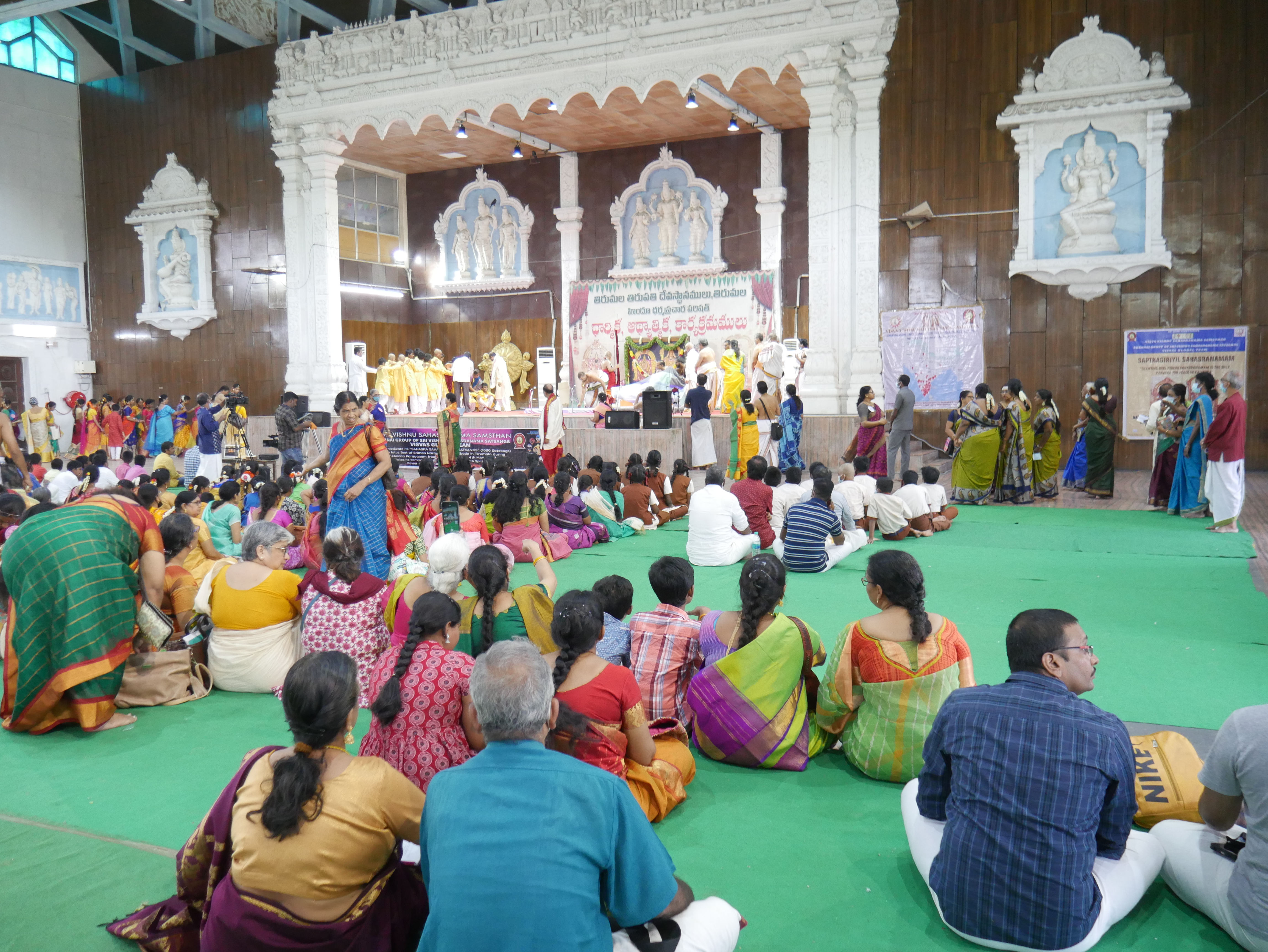 First world record to dedicate 1000 satsangs at the Holy feet of Sri Venkateswara