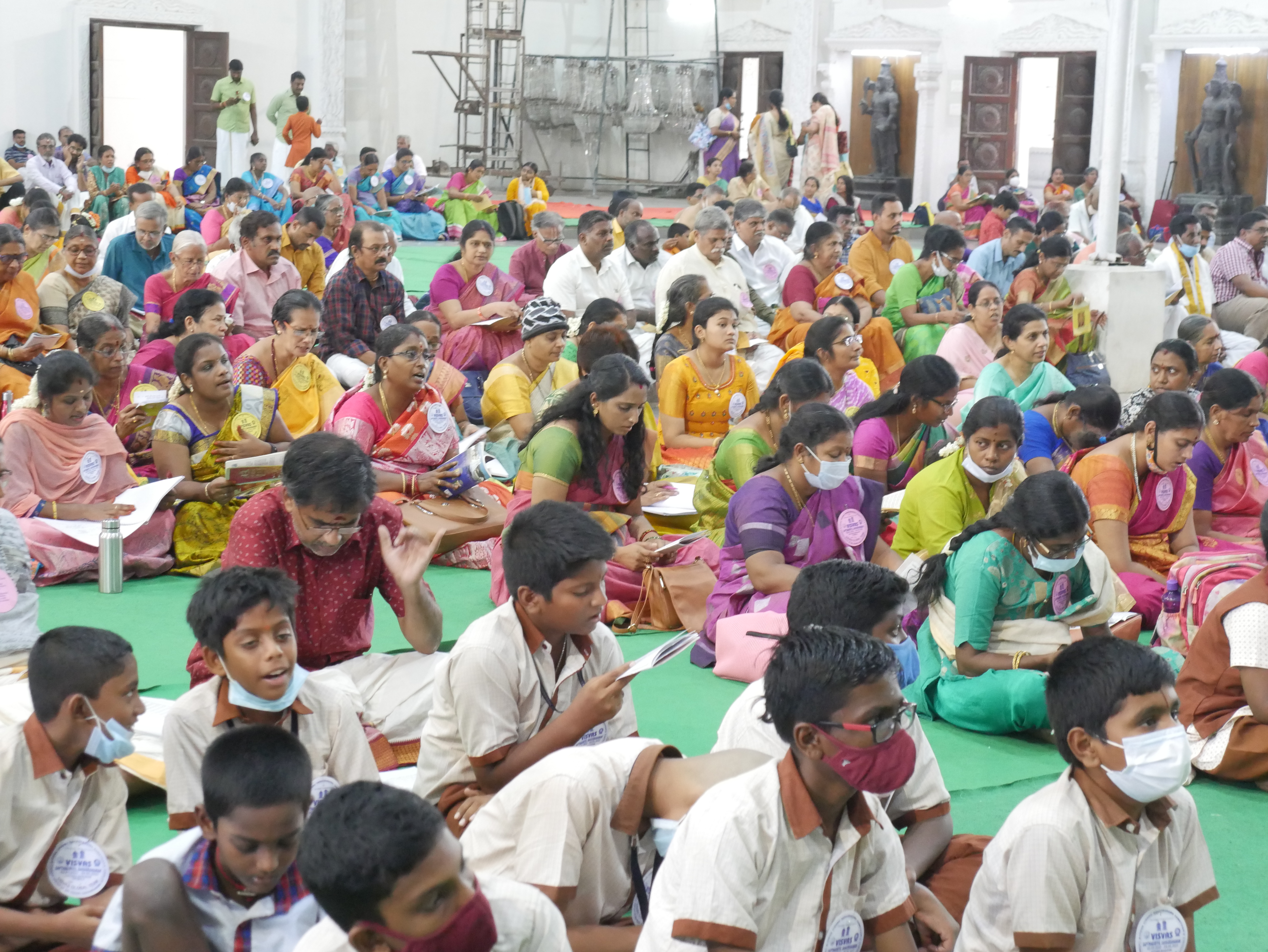 First world record to dedicate 1000 satsangs at the Holy feet of Sri Venkateswara