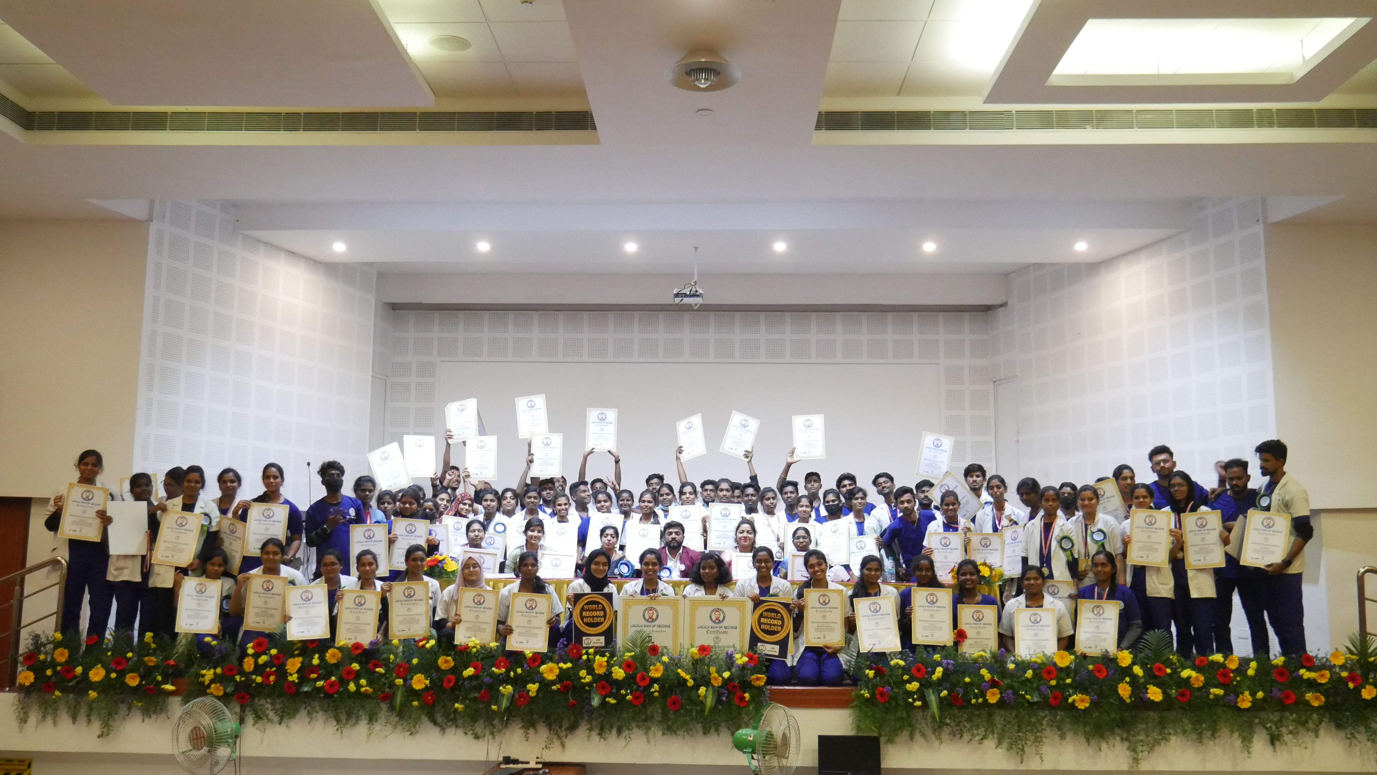 92 Students Reciting Multilingual Slogans Pertaining To Empowerment Of  Persons Who Are Differently Abled (Divyangjan) For Continuous 6 Hours