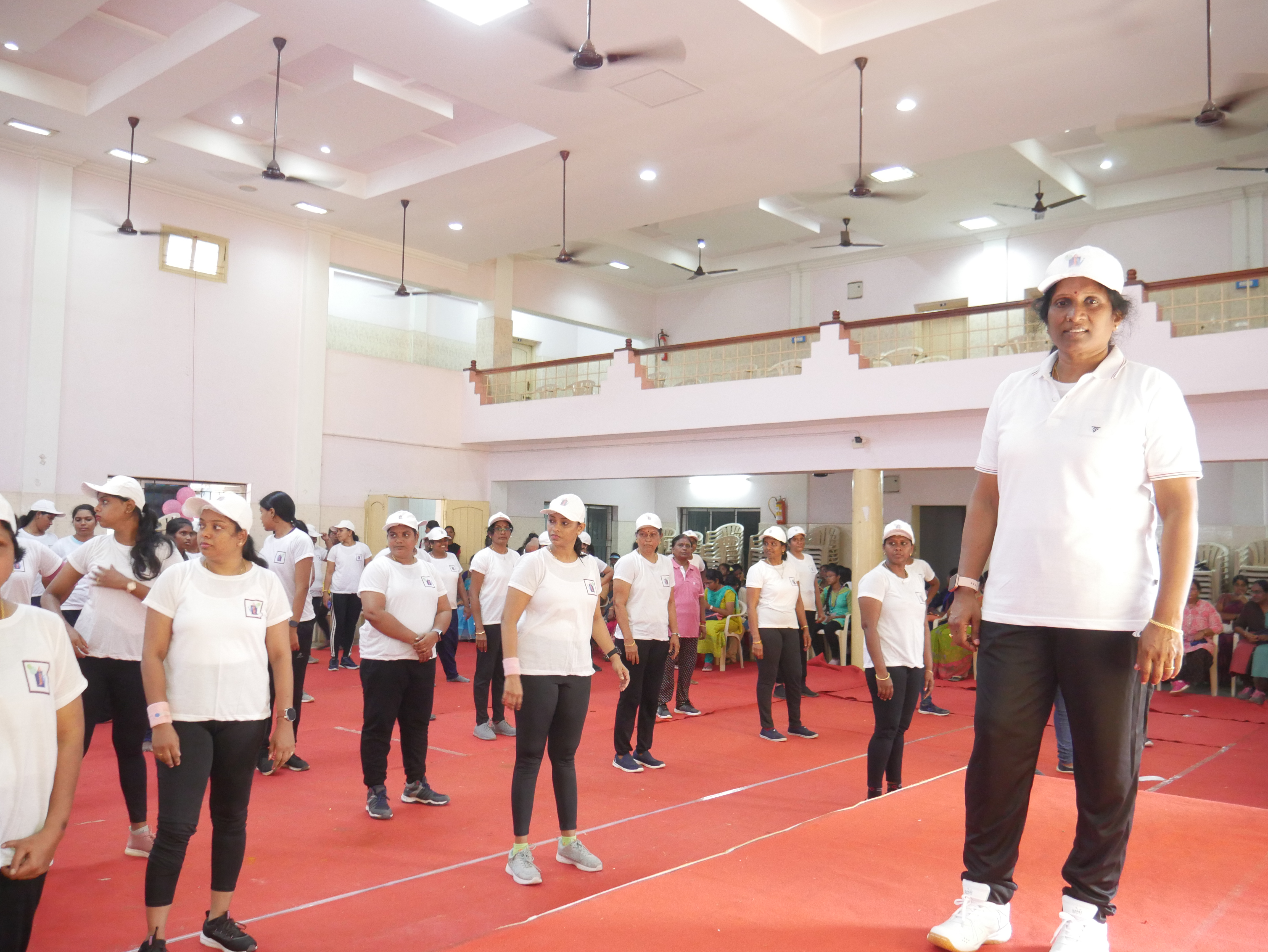 World Record by performing 100+ exercises in 30 minutes  of time with maximum number of female participants .