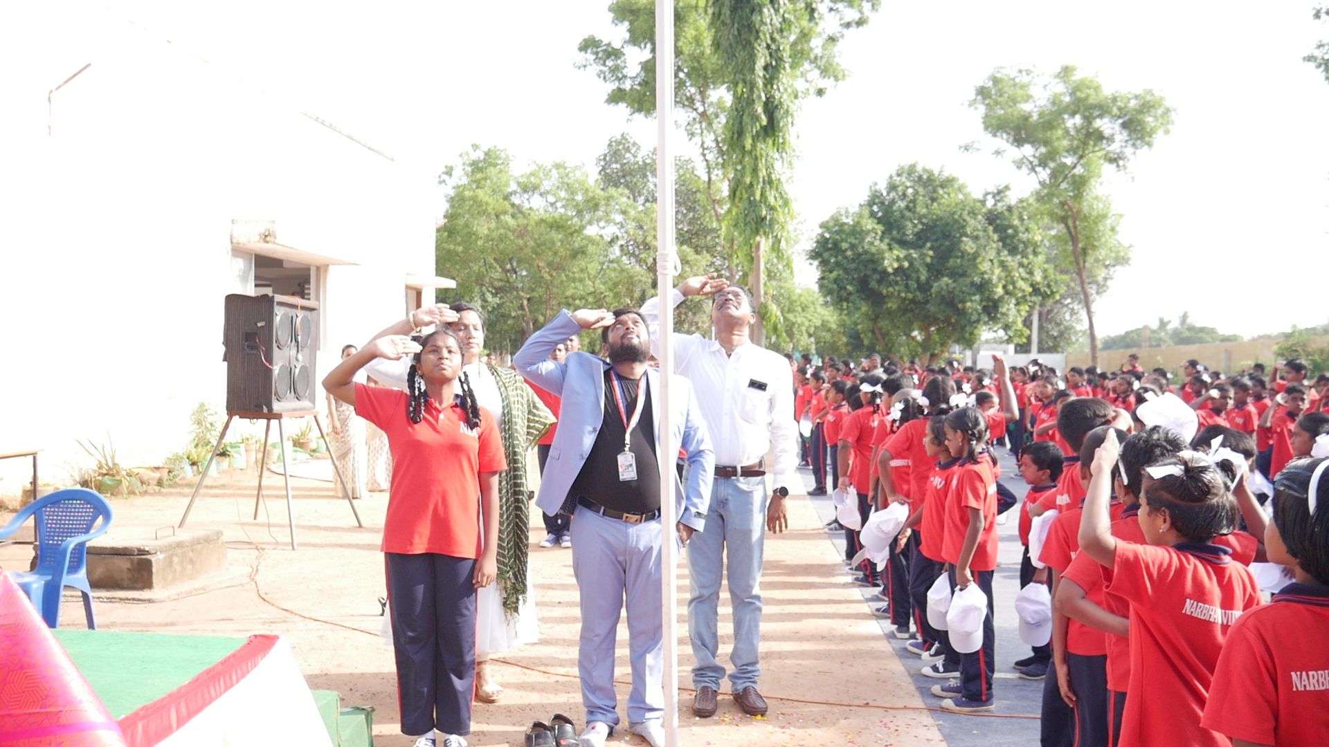 "World Record by organising 366 students reciting 366 slogans  in 6 minutes on environmental protection and sustainability on  UN's SDGs and 75 students forming human chain supporting the slogans ".