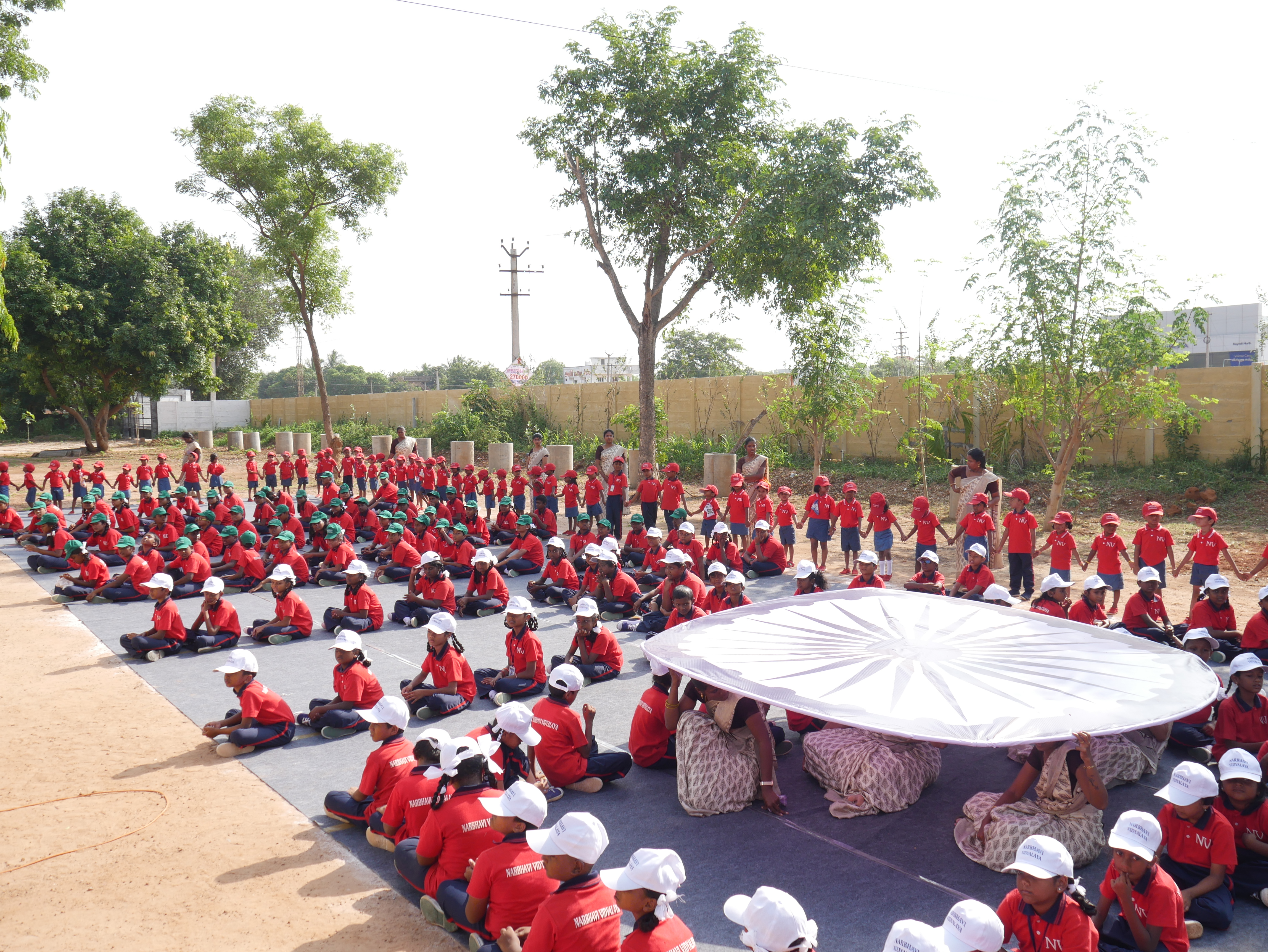 "World Record by organising 366 students reciting 366 slogans  in 6 minutes on environmental protection and sustainability on  UN's SDGs and 75 students forming human chain supporting the slogans ".