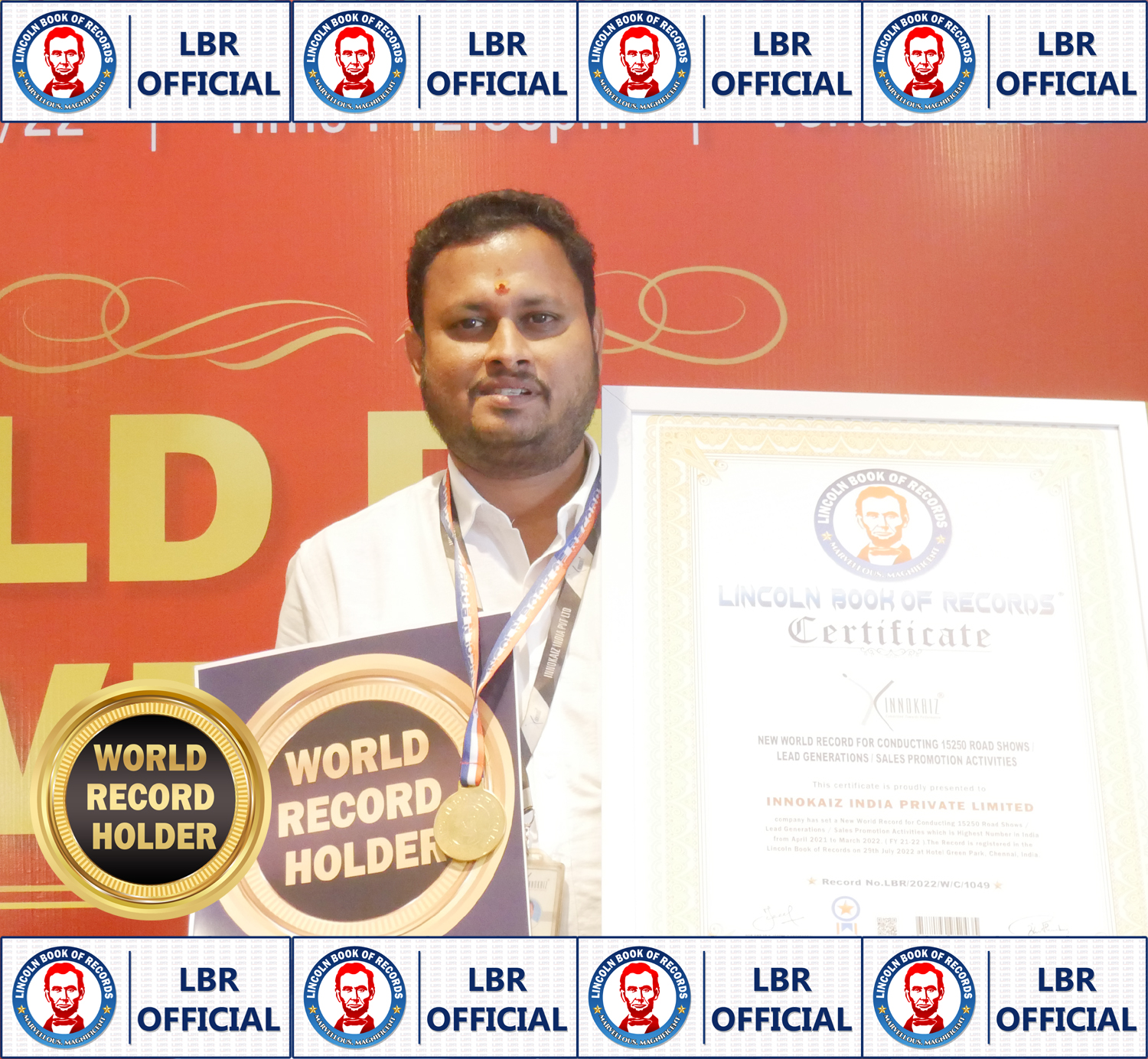 New World Record for Conducting 15250 Road Shows /  Lead Generations / Sales Promotion Activities