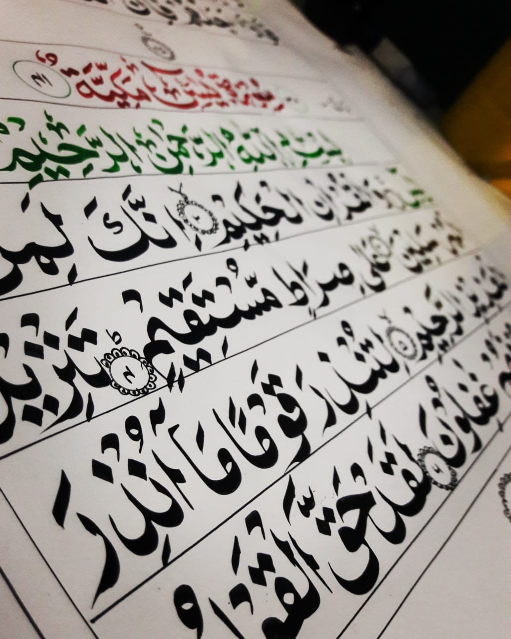 New world record for the first time in the world to write the  Holy Quran on a 14.5 inch and 500 meter scroll paper